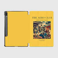 Thumbnail for VINTAGE G4047 - The Aero Club - Designed iPad & Samsung Tablet Cases design on yellow samsung
