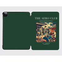 Thumbnail for VINTAGE G4047 - The Aero Club - Designed iPad & Samsung Tablet Cases design on darkgreen ipad