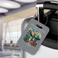 Thumbnail for VINTAGE G4048 - The First Airlines - Acrylic Luggage Tags design on gray