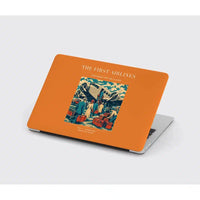 Thumbnail for VINTAGE G4048 - The First Airlines - Designed MacBook Cases design on orange