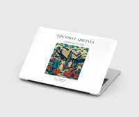Thumbnail for VINTAGE G4048 - The First Airlines - Designed MacBook Cases design on white