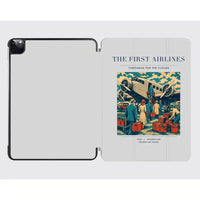 Thumbnail for VINTAGE G4048 - The First Airlines - Designed iPad & Samsung Tablet Cases design on lightgray ipad