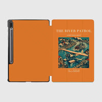 Thumbnail for VINTAGE G4050 - The River Patrol - Designed iPad & Samsung Tablet Cases design on orange samsung