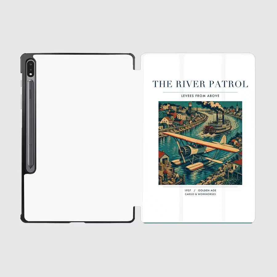VINTAGE G4050 - The River Patrol - Designed iPad & Samsung Tablet Cases design on white samsung