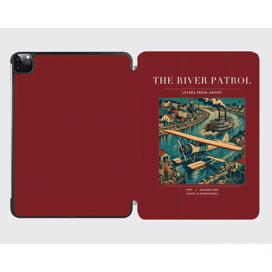 VINTAGE G4050 - The River Patrol - Designed iPad & Samsung Tablet Cases design on darkred ipad