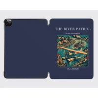 Thumbnail for VINTAGE G4050 - The River Patrol - Designed iPad & Samsung Tablet Cases design on navyblue ipad