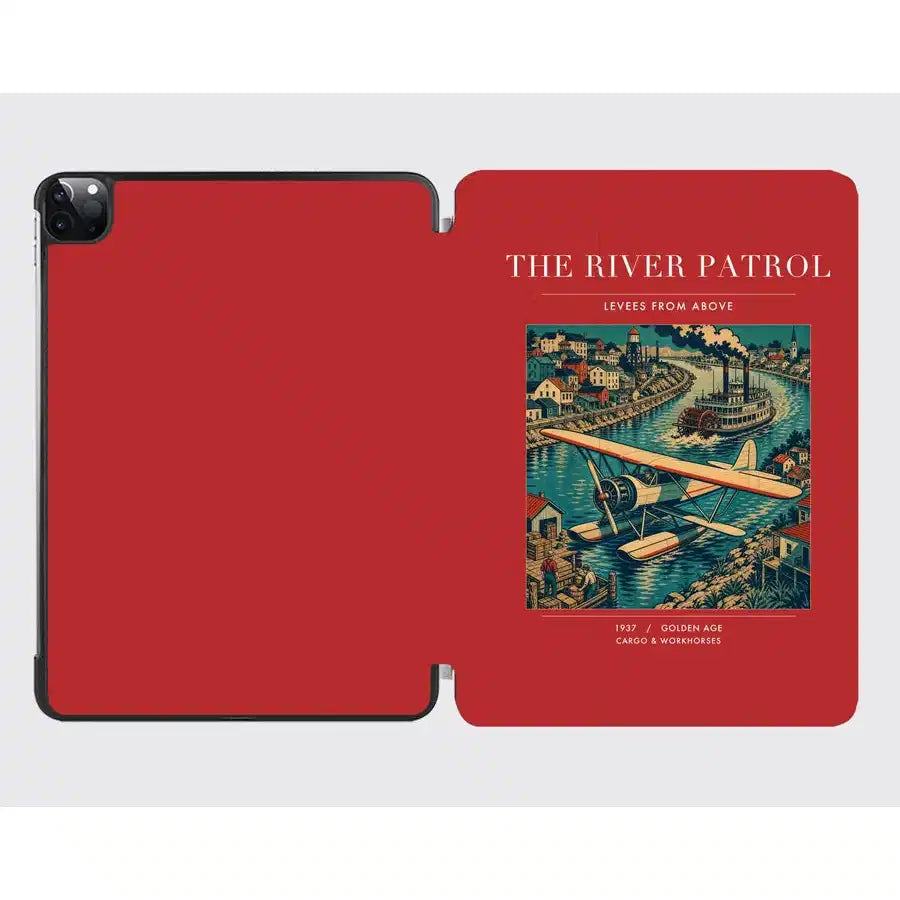 VINTAGE G4050 - The River Patrol - Designed iPad & Samsung Tablet Cases design on red ipad