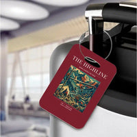 Thumbnail for VINTAGE G4051 - The Highline - Acrylic Luggage Tags design on darkred
