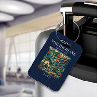 Thumbnail for VINTAGE G4051 - The Highline - Acrylic Luggage Tags design on navyblue