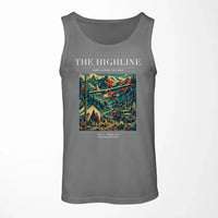 Thumbnail for VINTAGE G4051 - The Highline - Designed Tank Tops design on gray