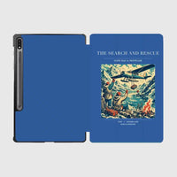 Thumbnail for VINTAGE G4052 - The Search And Rescue - Designed iPad & Samsung Tablet Cases design on blue samsung