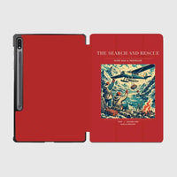 Thumbnail for VINTAGE G4052 - The Search And Rescue - Designed iPad & Samsung Tablet Cases design on red samsung