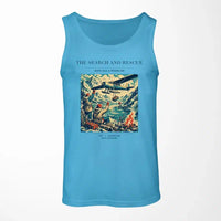 Thumbnail for VINTAGE G4052 - The Search And Rescue - Designed Tank Tops design on skyblue
