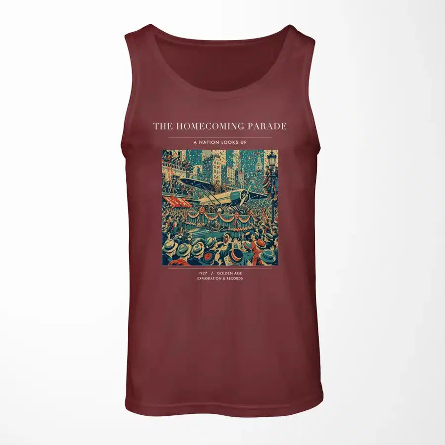VINTAGE G4053 - The Homecoming Parade - Designed Tank Tops design on darkred