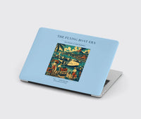 Thumbnail for VINTAGE G4055 - The Flying Boat Era - Designed MacBook Cases design on lightblue