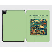 Thumbnail for VINTAGE G4055 - The Flying Boat Era - Designed iPad & Samsung Tablet Cases design on lightgreen ipad