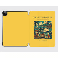Thumbnail for VINTAGE G4055 - The Flying Boat Era - Designed iPad & Samsung Tablet Cases design on yellow ipad