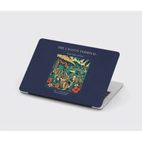 Thumbnail for VINTAGE G4057 - The Lagoon Terminal - Designed MacBook Cases design on navyblue