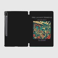 Thumbnail for VINTAGE G4057 - The Lagoon Terminal - Designed iPad & Samsung Tablet Cases design on black samsung