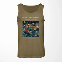 Thumbnail for VINTAGE G4058 - The Ocean Crossing - Designed Tank Tops design on greenarmy