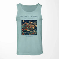 Thumbnail for VINTAGE G4058 - The Ocean Crossing - Designed Tank Tops design on lightgreen