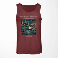 Thumbnail for VINTAGE G4063 - The Night Anchorage - Designed Tank Tops design on darkred