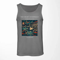 Thumbnail for VINTAGE G4063 - The Night Anchorage - Designed Tank Tops design on gray