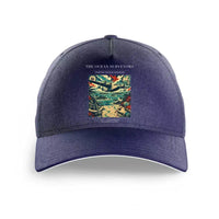 Thumbnail for VINTAGE G4064 - The Ocean Surveyors - Printed Hat design on darkblue