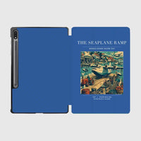 Thumbnail for VINTAGE G4068 - The Seaplane Ramp - Designed iPad & Samsung Tablet Cases design on blue samsung