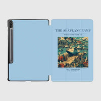 Thumbnail for VINTAGE G4068 - The Seaplane Ramp - Designed iPad & Samsung Tablet Cases design on lightblue samsung