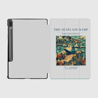Thumbnail for VINTAGE G4068 - The Seaplane Ramp - Designed iPad & Samsung Tablet Cases design on lightgray samsung