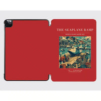 Thumbnail for VINTAGE G4068 - The Seaplane Ramp - Designed iPad & Samsung Tablet Cases design on red ipad