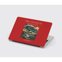 Thumbnail for VINTAGE G4070 - The Cape Route - Designed MacBook Cases design on red