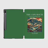 Thumbnail for VINTAGE G4070 - The Cape Route - Designed iPad & Samsung Tablet Cases design on green samsung