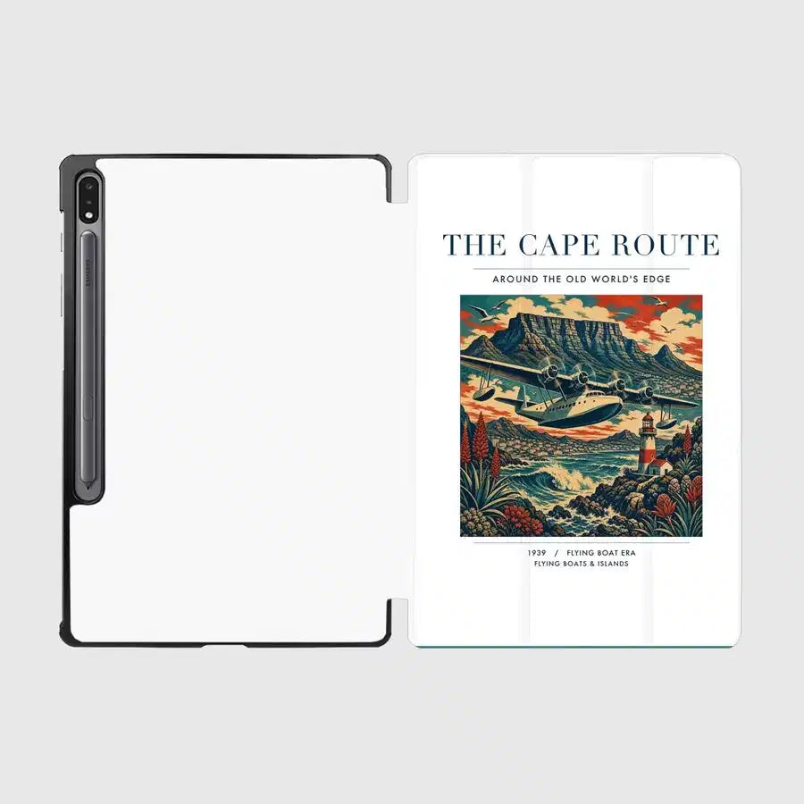 VINTAGE G4070 - The Cape Route - Designed iPad & Samsung Tablet Cases design on white samsung