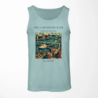 Thumbnail for VINTAGE G4071 - The Lakeshore Base - Designed Tank Tops design on lightgreen