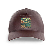 Thumbnail for VINTAGE G4072 - The Pearl Route - Printed Hat design on brown