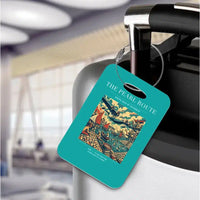 Thumbnail for VINTAGE G4072 - The Pearl Route - Acrylic Luggage Tags design on turquoise
