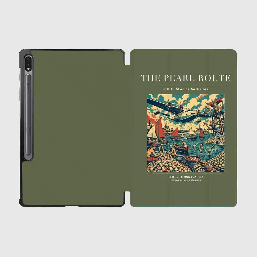 VINTAGE G4072 - The Pearl Route - Designed iPad & Samsung Tablet Cases design on greenarmy samsung