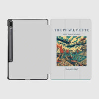 Thumbnail for VINTAGE G4072 - The Pearl Route - Designed iPad & Samsung Tablet Cases design on lightgray samsung