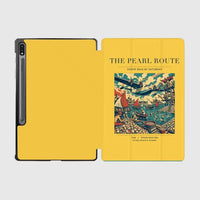 Thumbnail for VINTAGE G4072 - The Pearl Route - Designed iPad & Samsung Tablet Cases design on yellow samsung