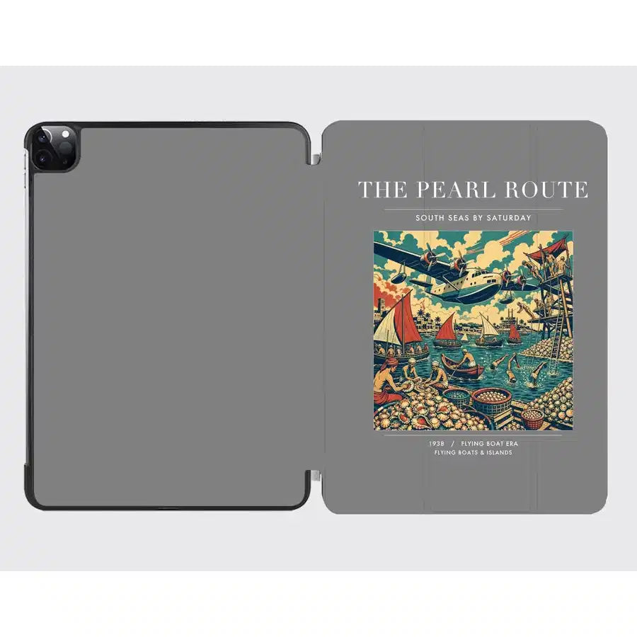 VINTAGE G4072 - The Pearl Route - Designed iPad & Samsung Tablet Cases design on gray ipad