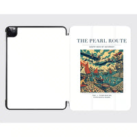 Thumbnail for VINTAGE G4072 - The Pearl Route - Designed iPad & Samsung Tablet Cases design on white ipad