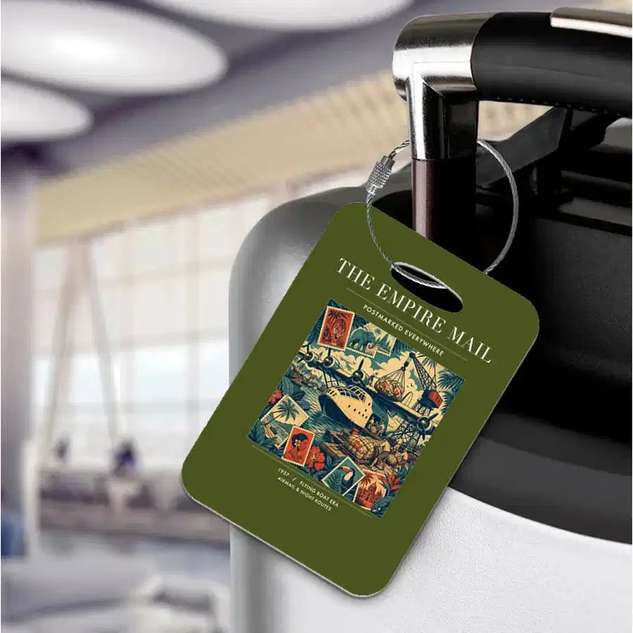 VINTAGE G4073 - The Empire Mail - Acrylic Luggage Tags design on greenarmy