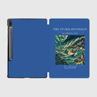Thumbnail for VINTAGE G4074 - The Storm Diversion - Designed iPad & Samsung Tablet Cases design on blue samsung