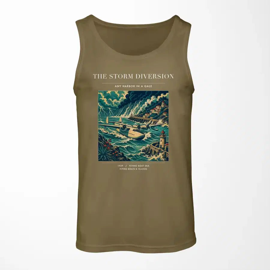VINTAGE G4074 - The Storm Diversion - Designed Tank Tops design on greenarmy