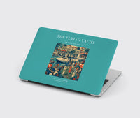 Thumbnail for VINTAGE G4075 - The Flying Yacht - Designed MacBook Cases design on turquoise
