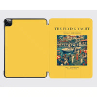 Thumbnail for VINTAGE G4075 - The Flying Yacht - Designed iPad & Samsung Tablet Cases design on yellow ipad