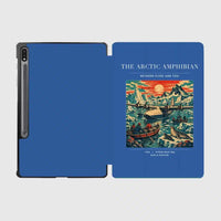 Thumbnail for VINTAGE G4076 - The Arctic Amphibian - Designed iPad & Samsung Tablet Cases design on blue samsung