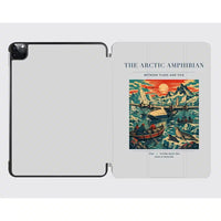 Thumbnail for VINTAGE G4076 - The Arctic Amphibian - Designed iPad & Samsung Tablet Cases design on lightgray ipad